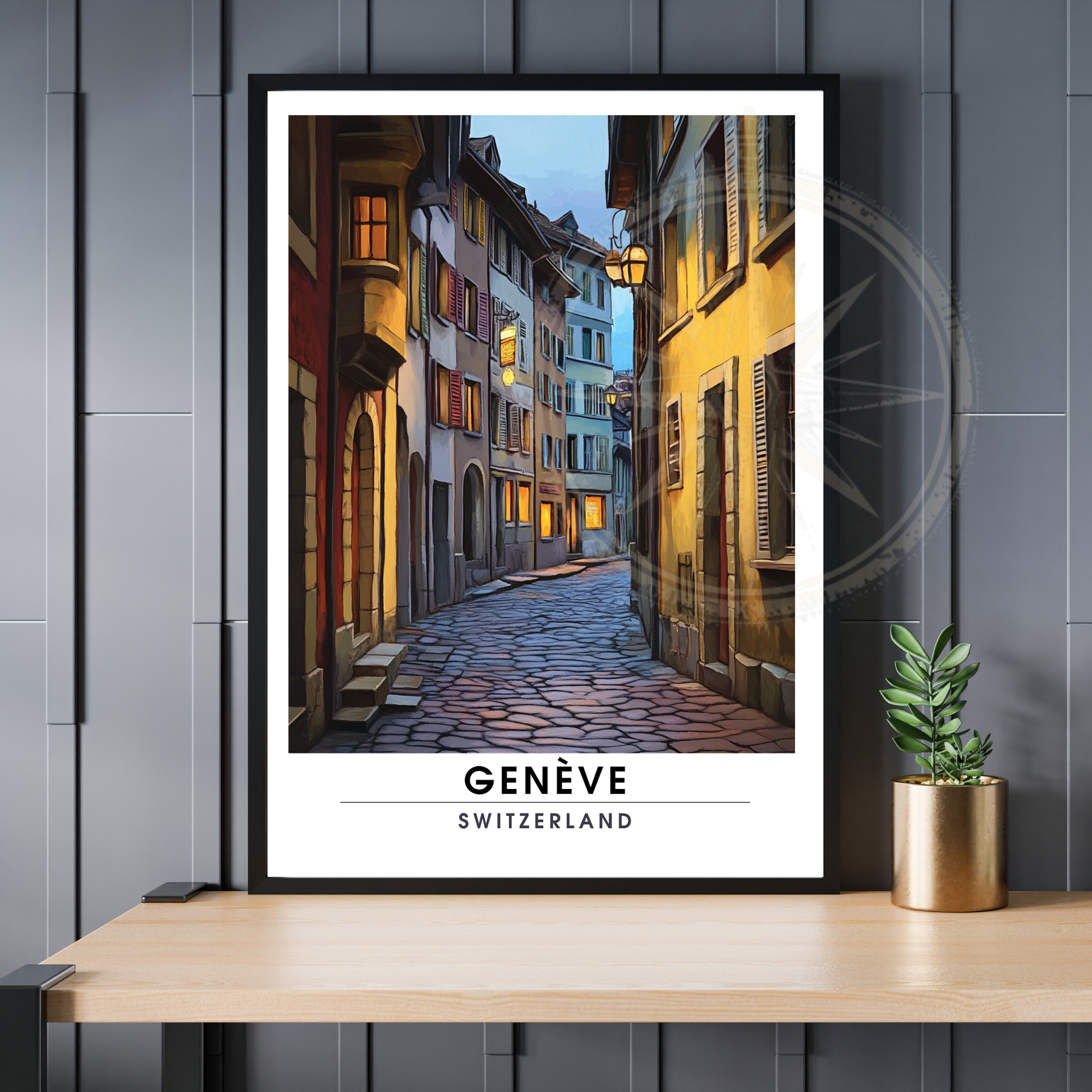 Affiche Genève | Poster Murale Suisse | Affiche Suisse