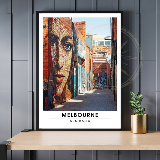 Affiche Melbourne | Impression Australie | Affiche Australie