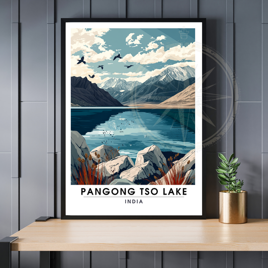 Affiche Pangong Tso Lake| Impression India | Affiche Lake