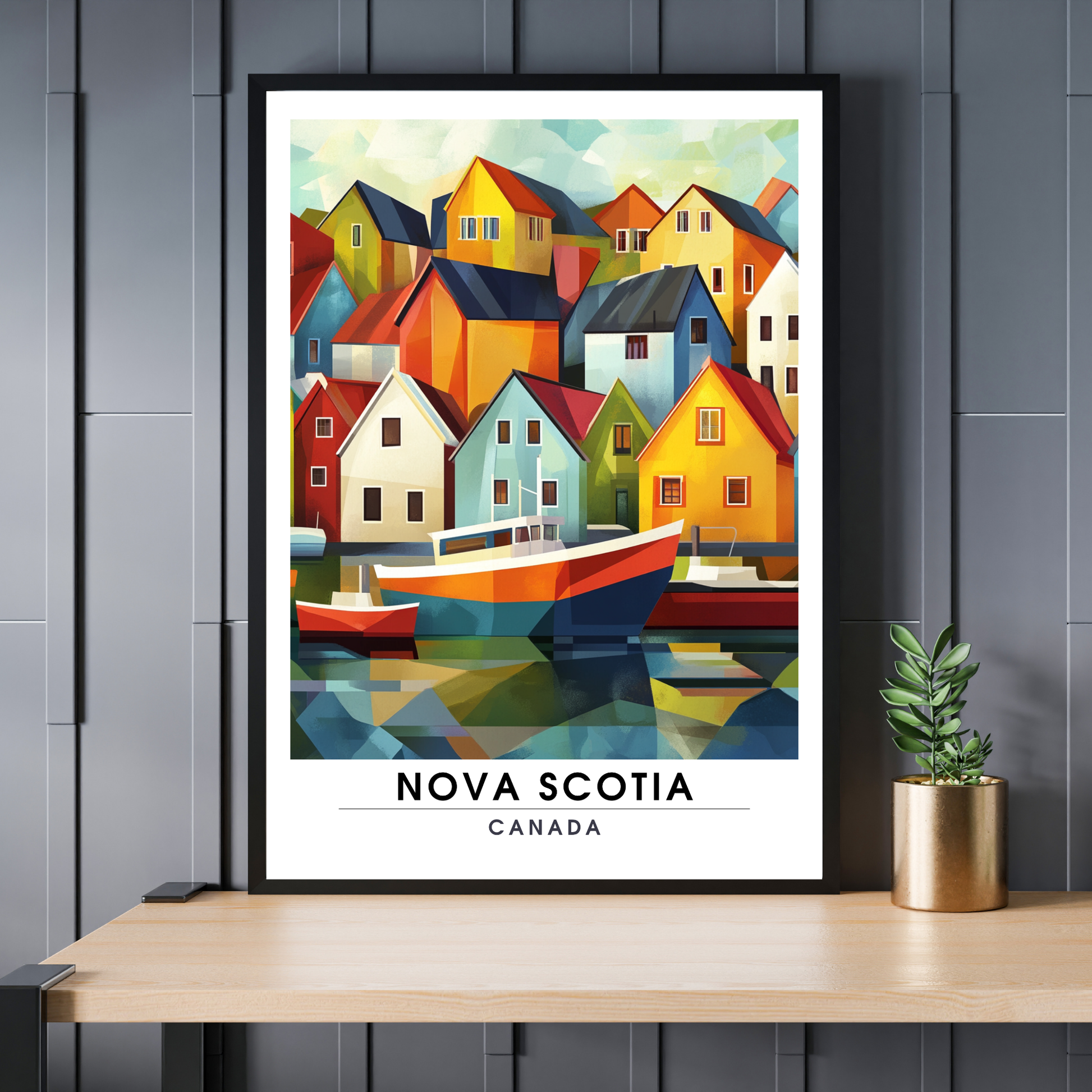 Affiche Nouvelle Écosse | Poster décoratif Canada | Affiche Canada