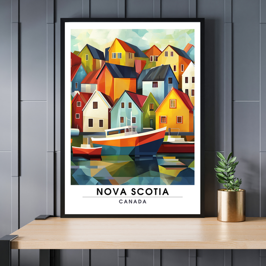 Affiche Nouvelle Écosse | Poster décoratif Canada | Affiche Canada
