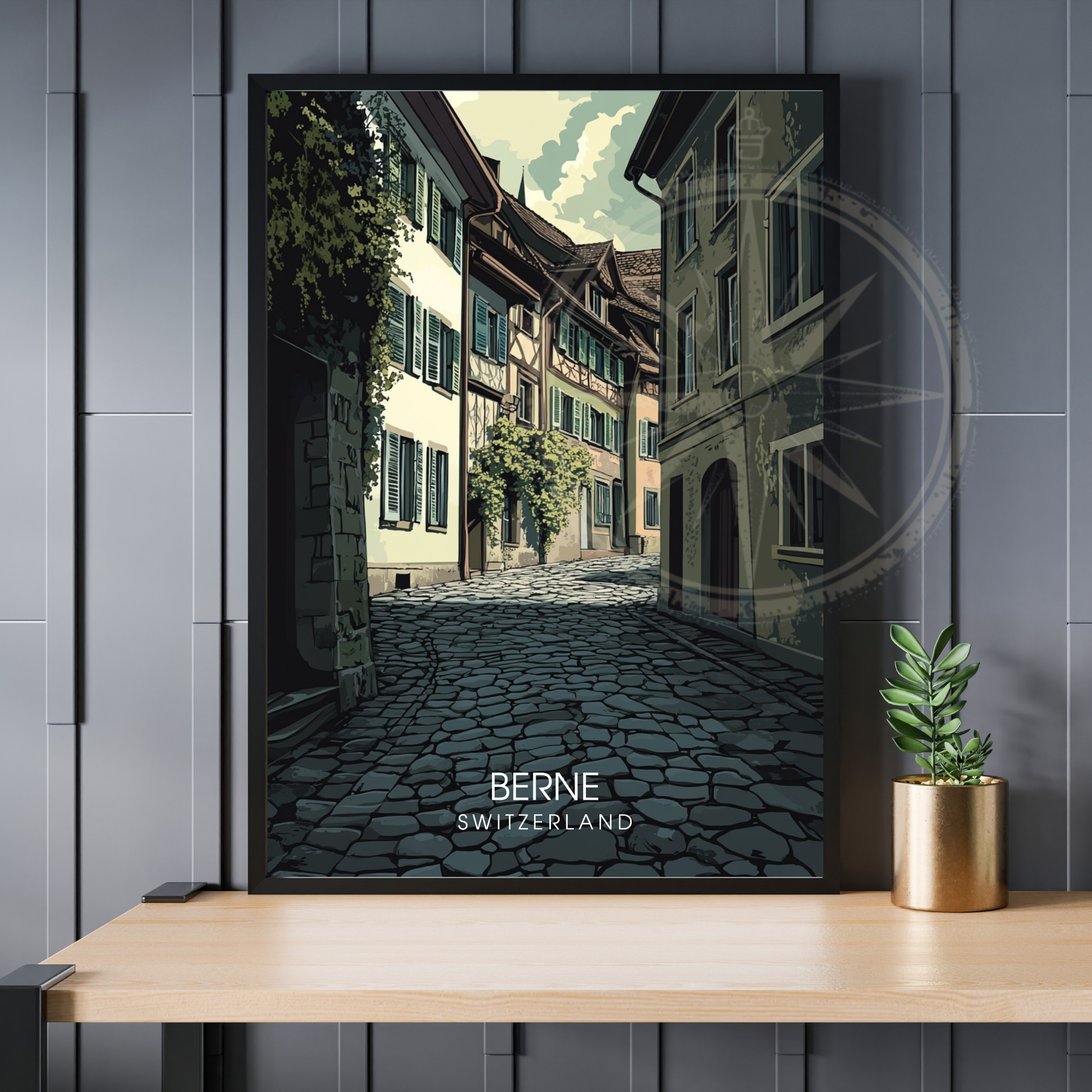 Affiche Berne | Poster de voyage Suisse | Affiche Suisse