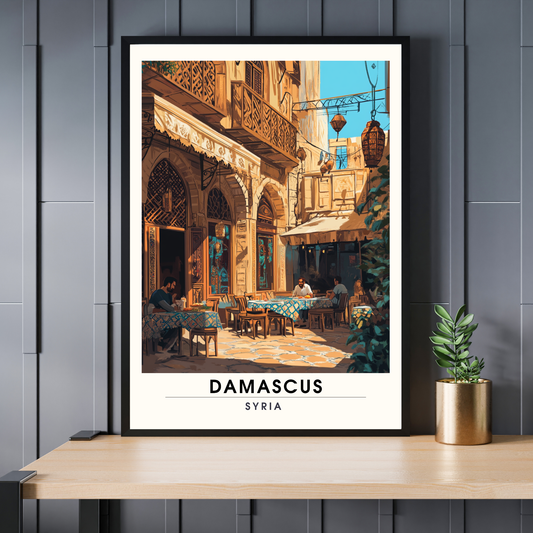 Affiche Damascus| Impression Syria | Affiche Syria