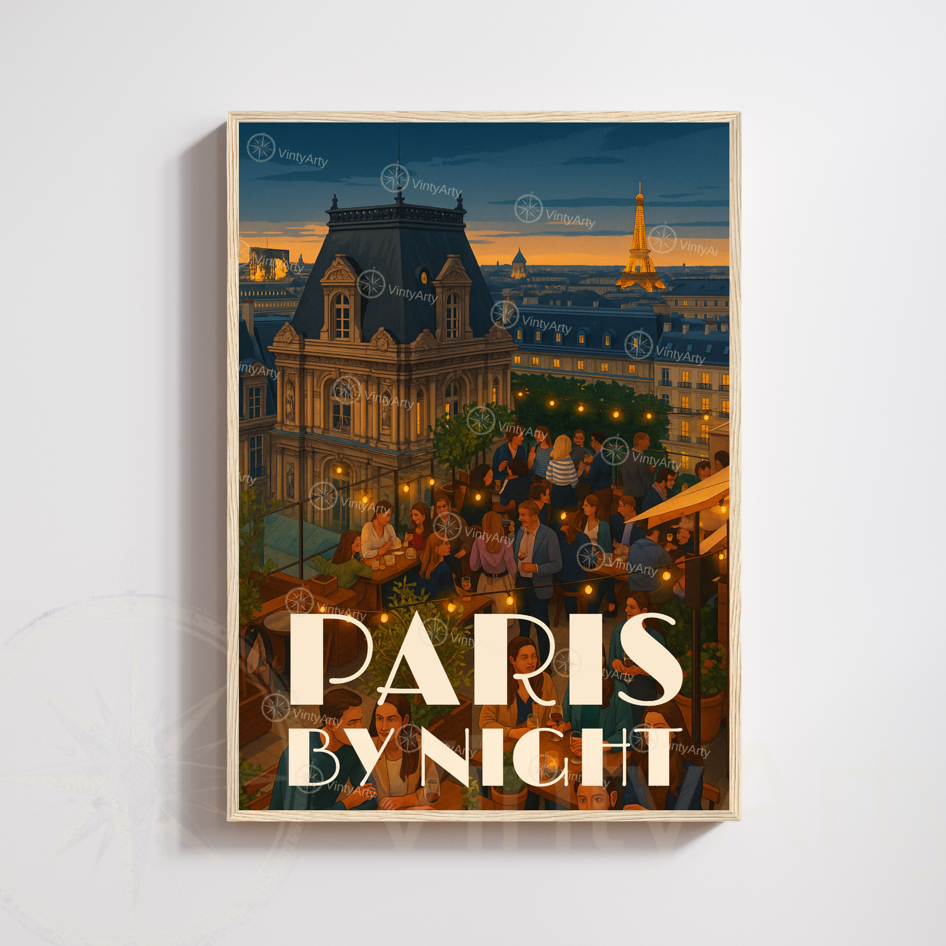 Affiche Paris | Poster déco Tour Eiffel | Affiche France