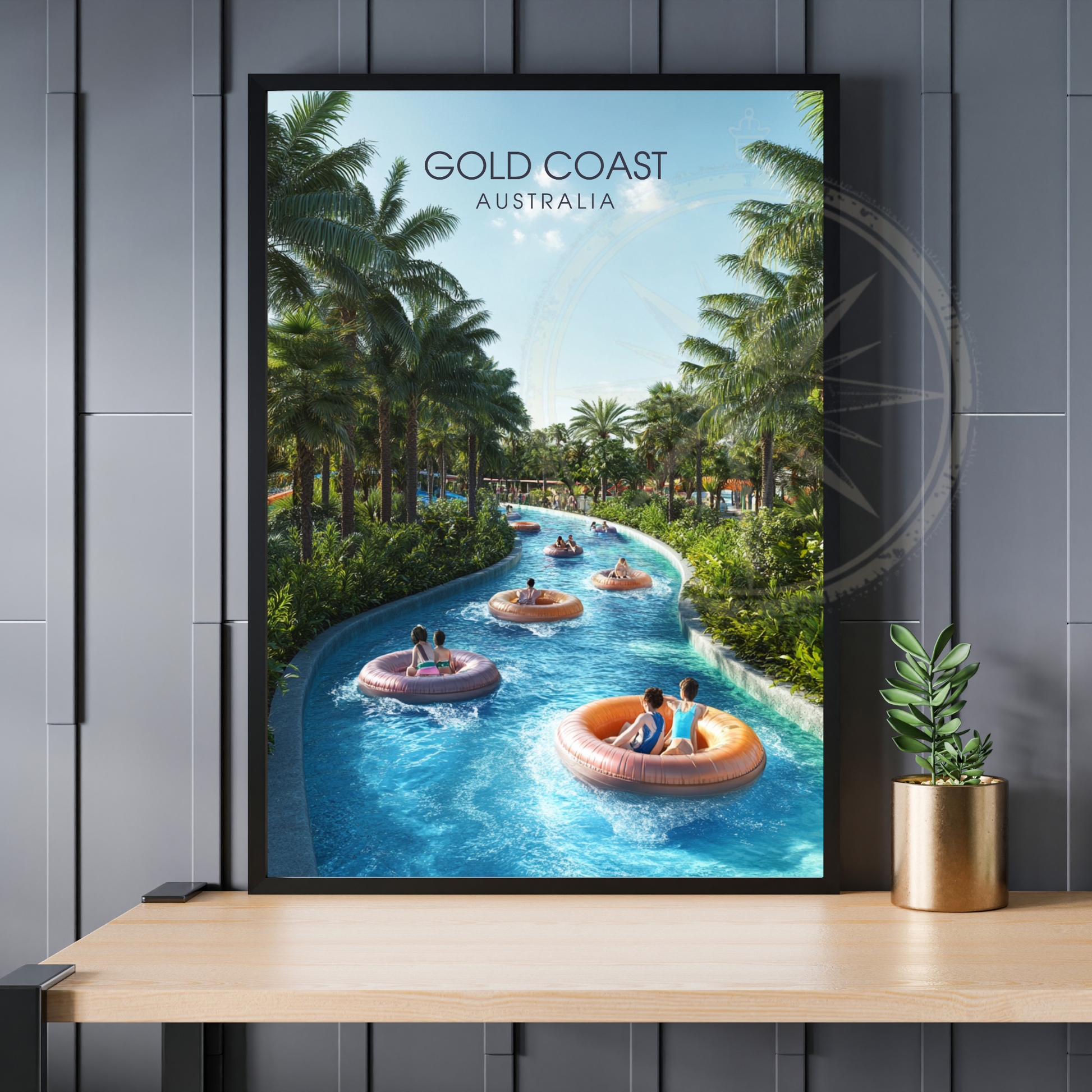 Affiche Côte d'Or | Impression Australie | Affiche Australie