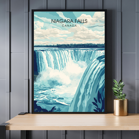 Affiche Chutes du Niagara | Poster Murale Canada | Affiche Canada