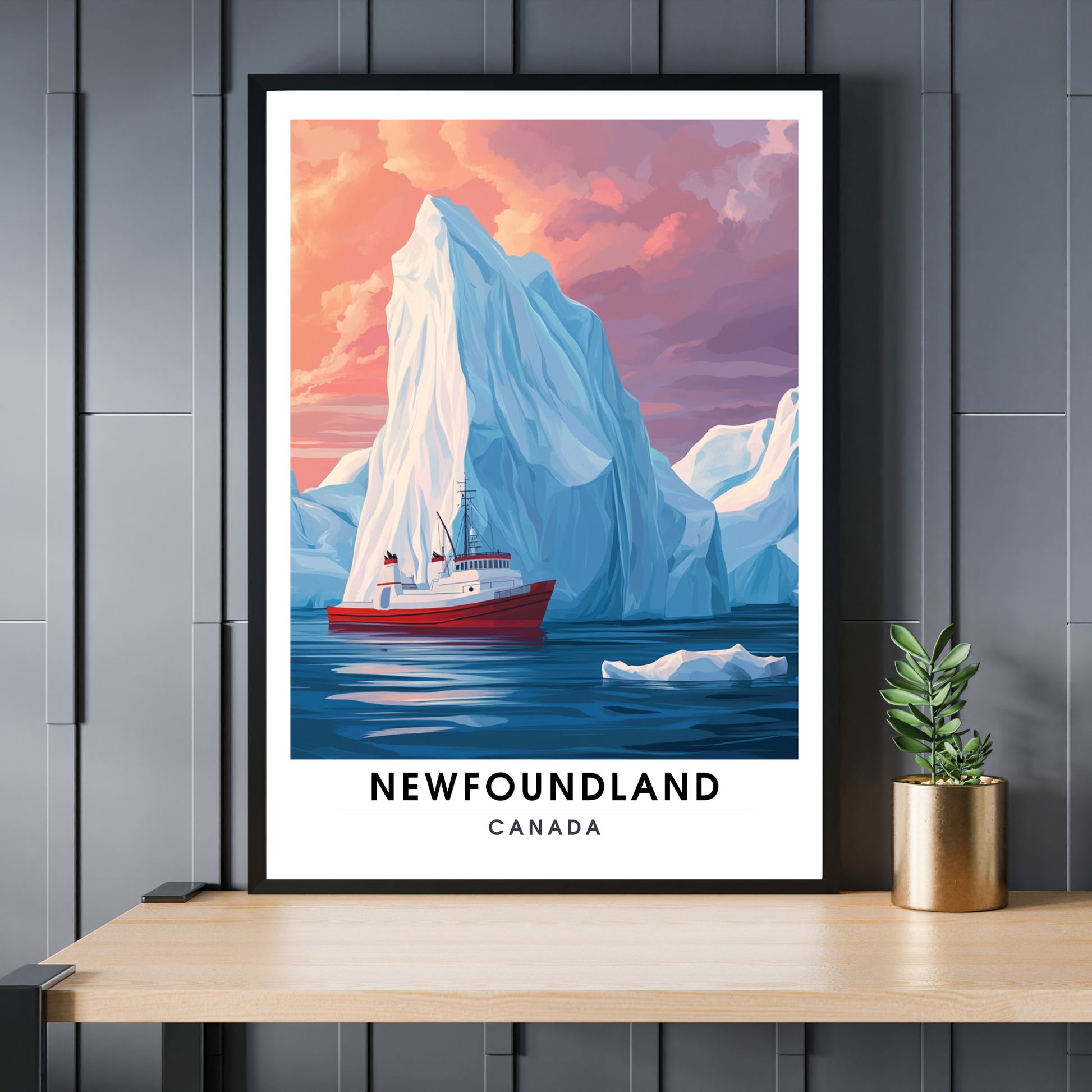 Affiche Terre Neuve | Impression Murale Canada | Affiche Canada