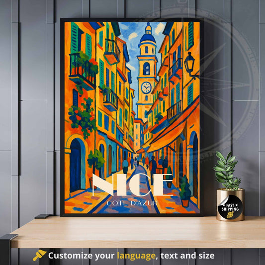 Affiche Nice | Impression Nice | Affiche de voyage France