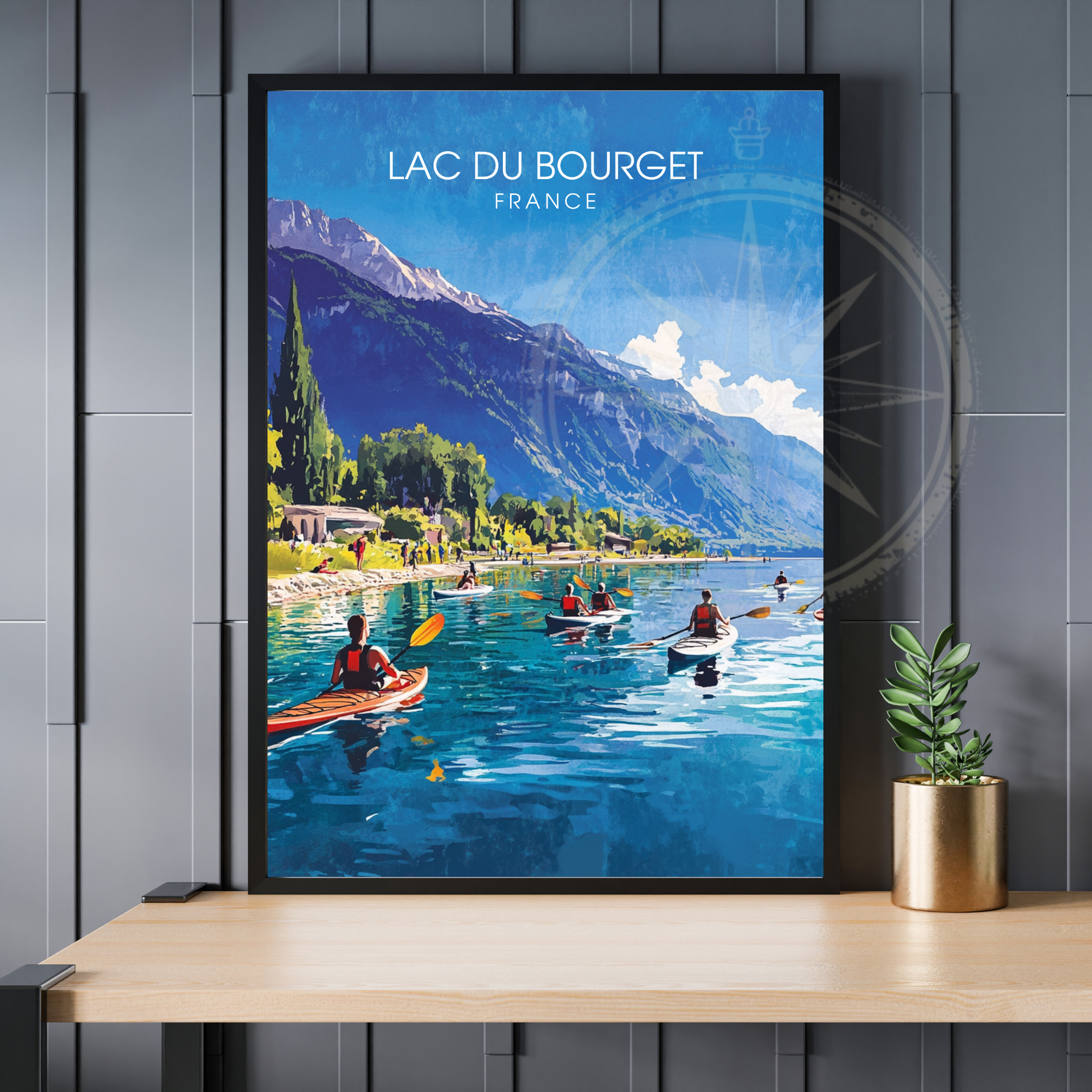 Affiche Lac du Bourget | Impression France  |  Affiche France