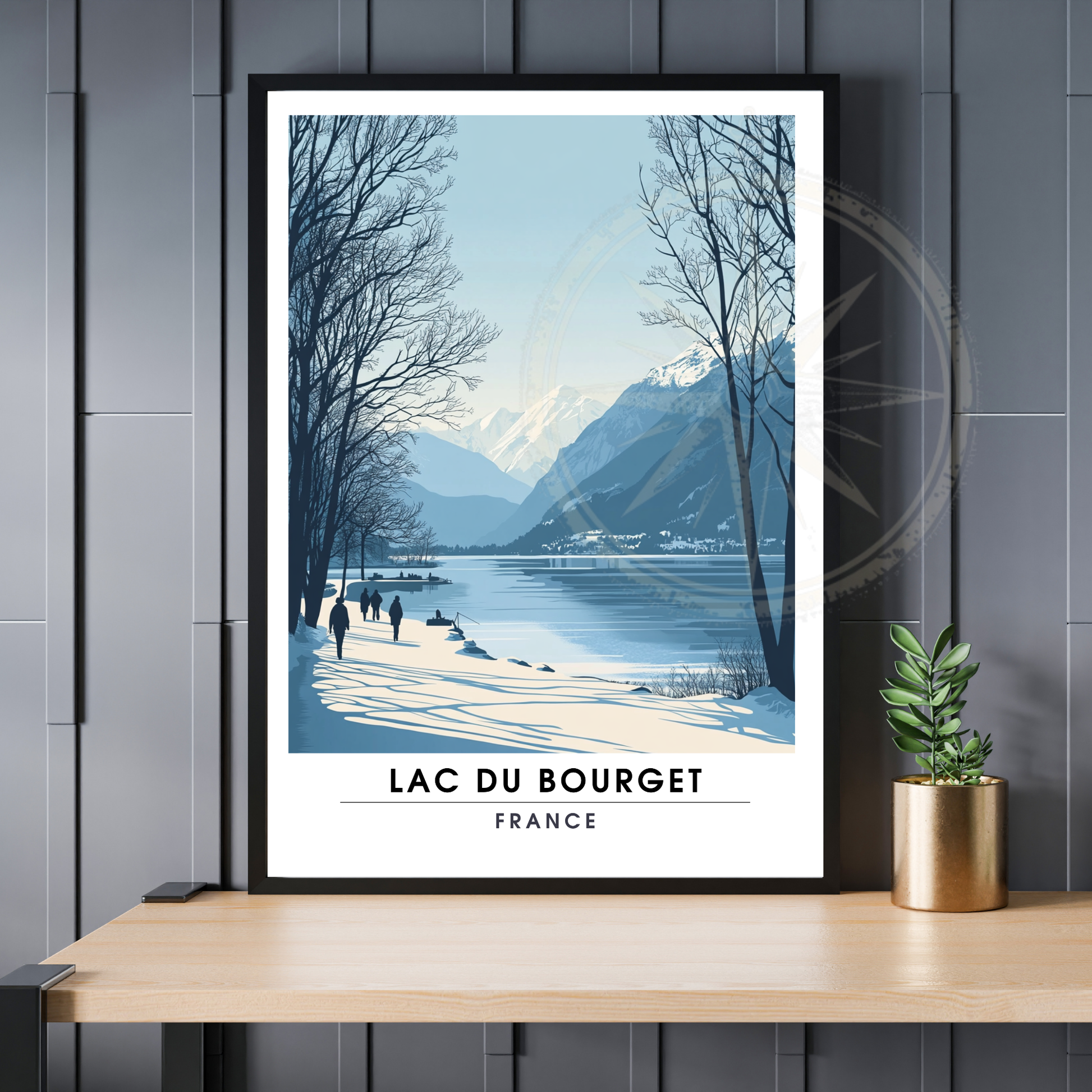Affiche Lac du Bourget | Impression France  |  Affiche France