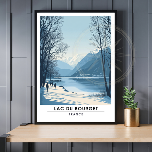 Affiche Lac du Bourget | Impression France  |  Affiche France