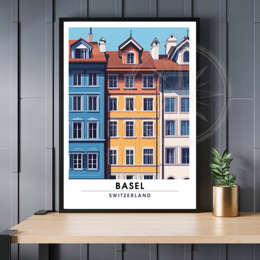 Affiche Bâle | Poster Suisse | Affiche Suisse