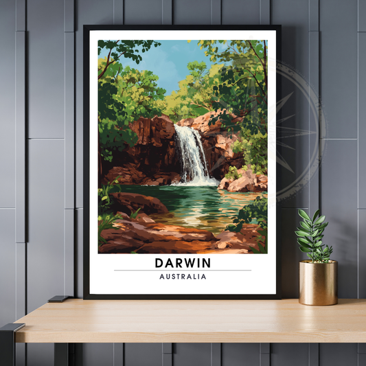 Affiche Darwin | Impression Australie | Affiche Australie