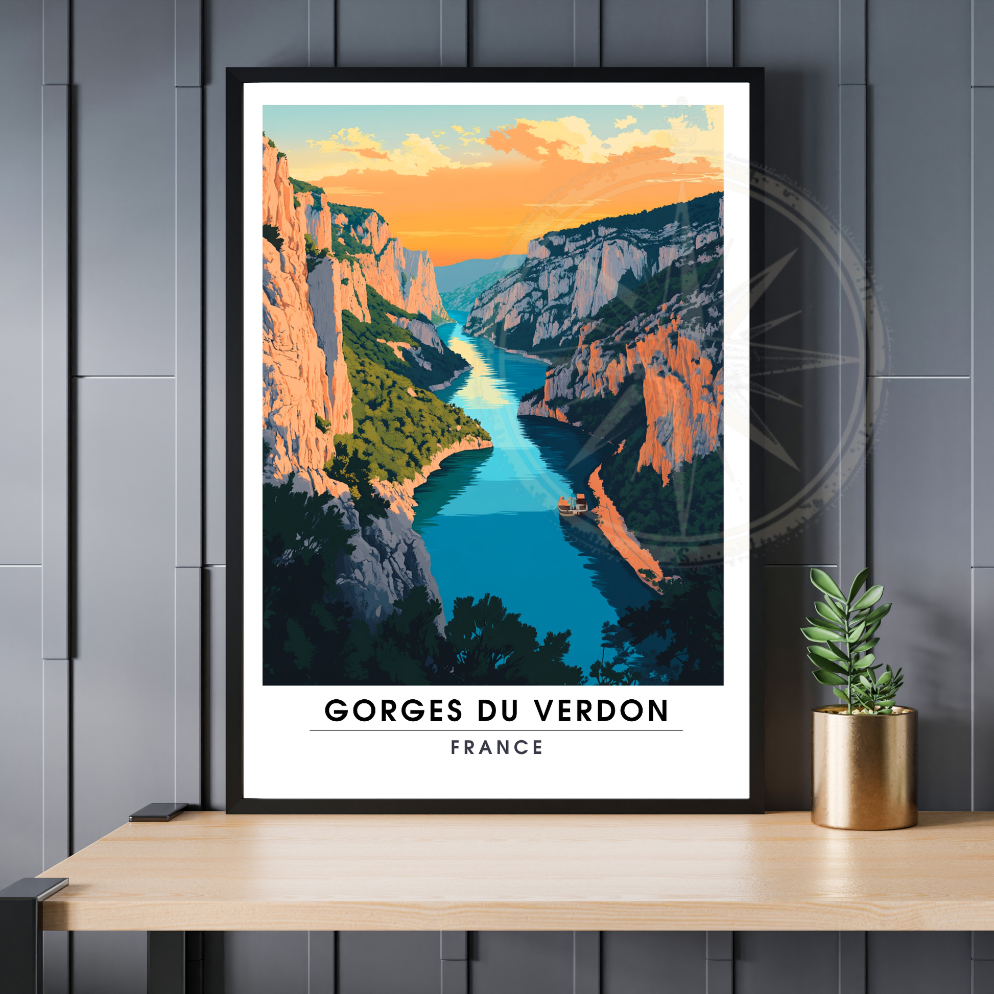 Affiche Gorges du Verdon | Impression France  |  Affiche France