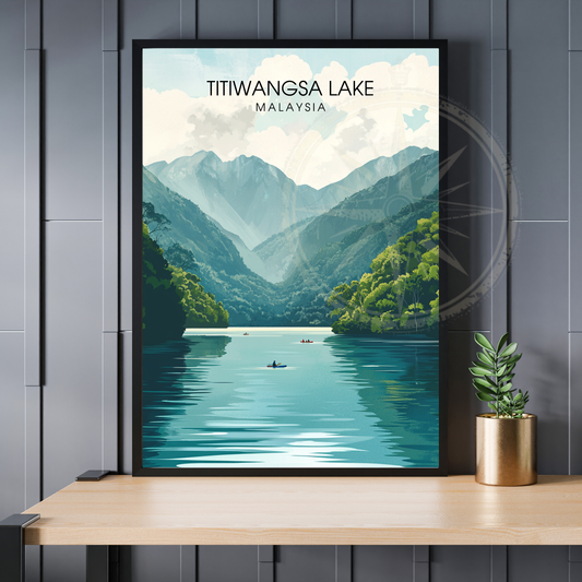 Affiche Titiwangsa lake | Impression Malaysia | Affiche Lake