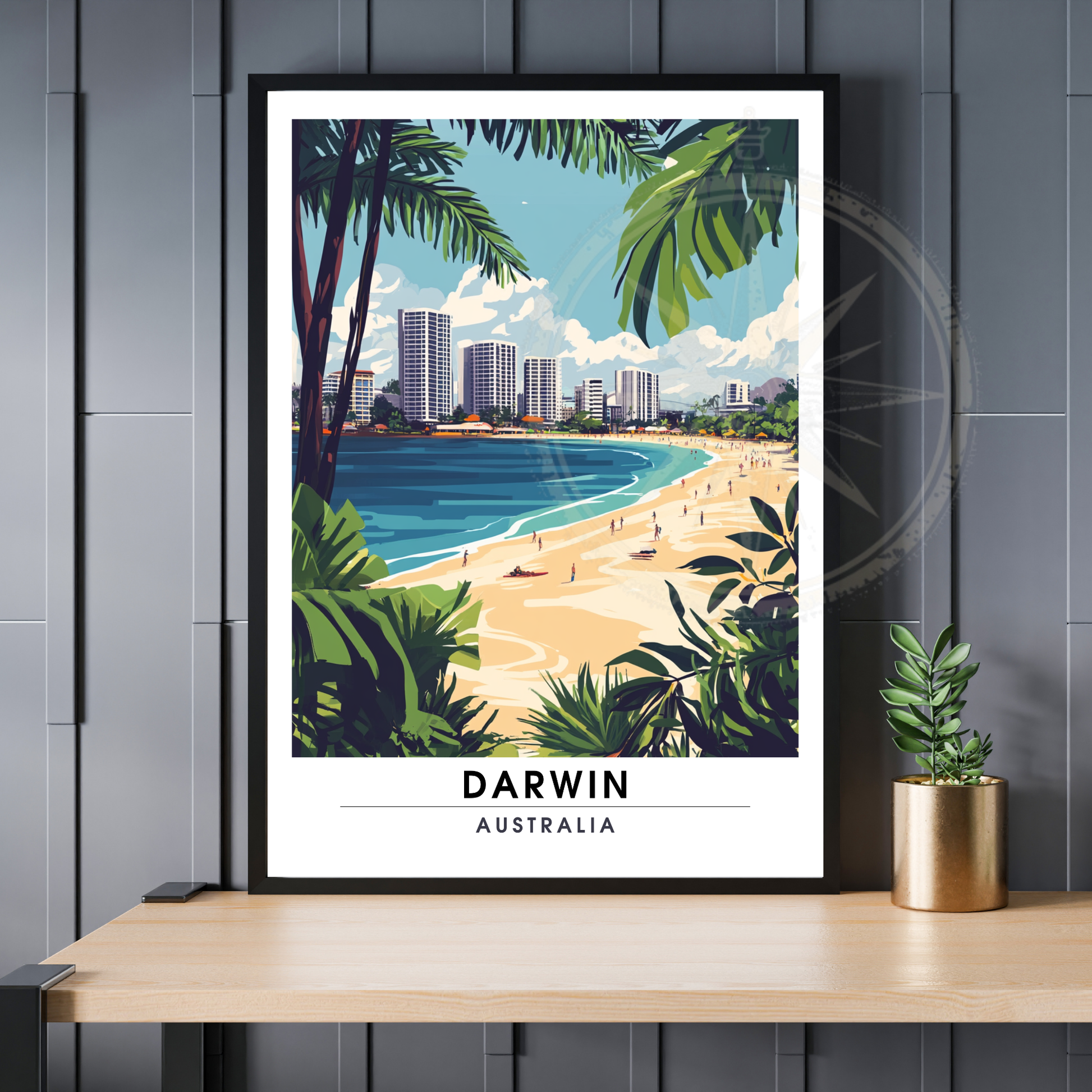 Affiche Darwin | Poster Australie | Affiche Australie
