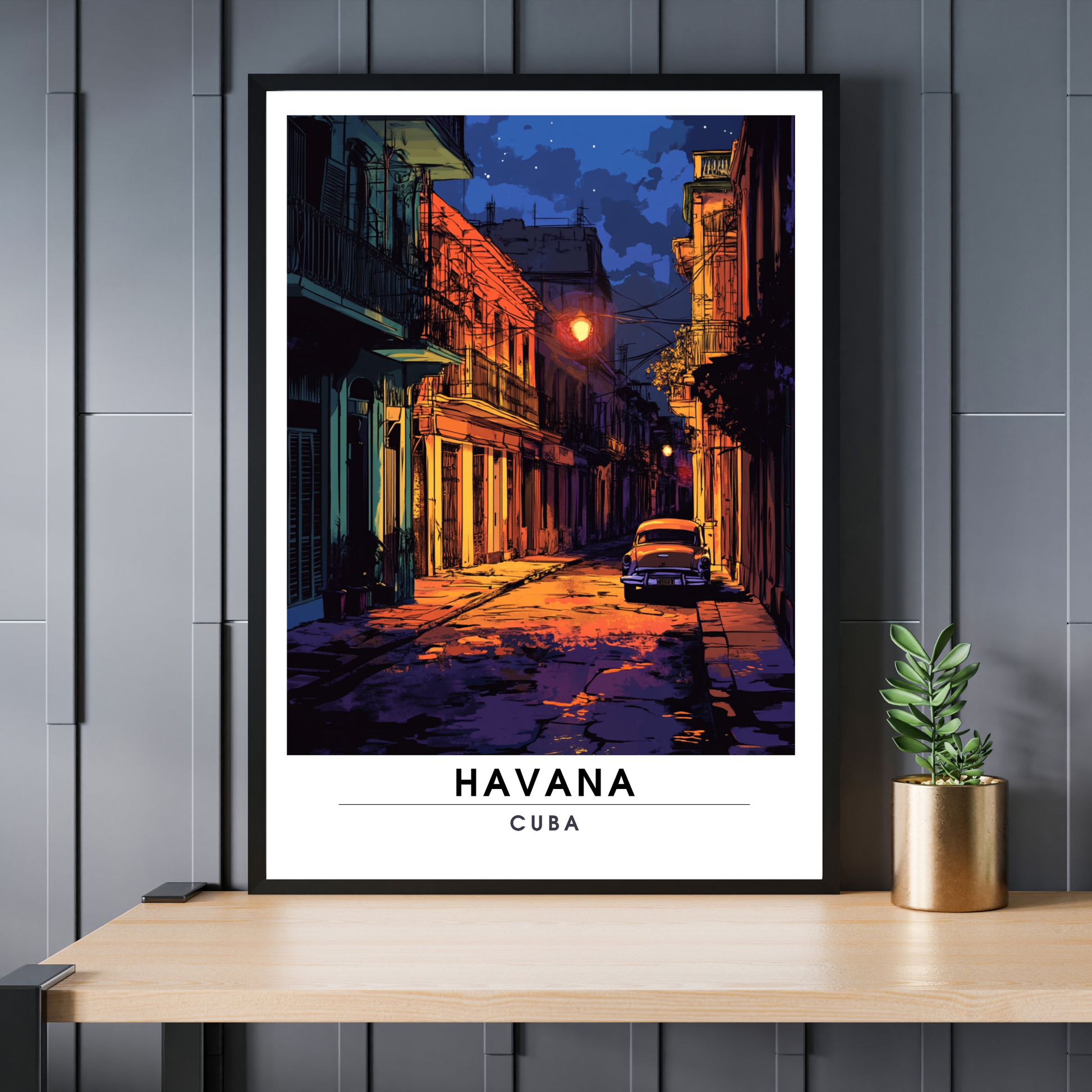Affiche Havana | Impression Murale Cuba | Affiche Cuba