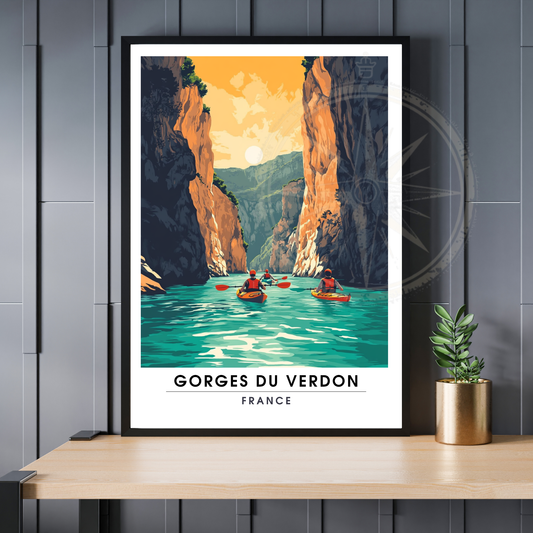 Affiche Gorges du Verdon | Impression France  |  Affiche France