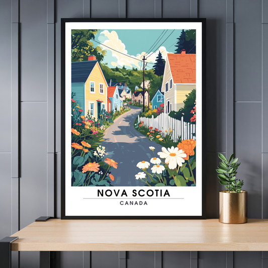 Affiche Nouvelle Écosse | Poster Murale Canada | Affiche Canada