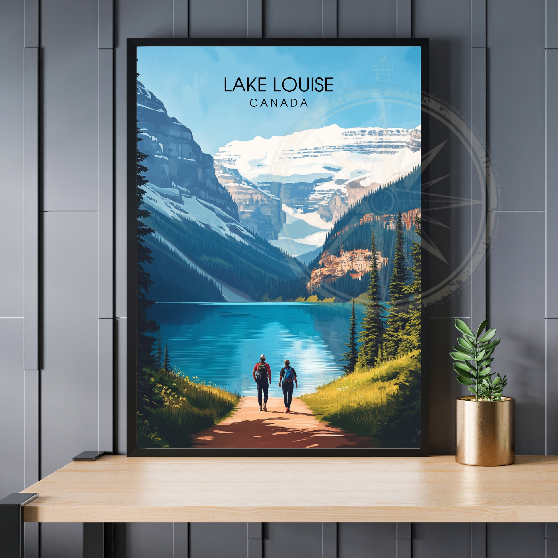 Affiche Lac Louise | Poster Canada | Affiche Lac