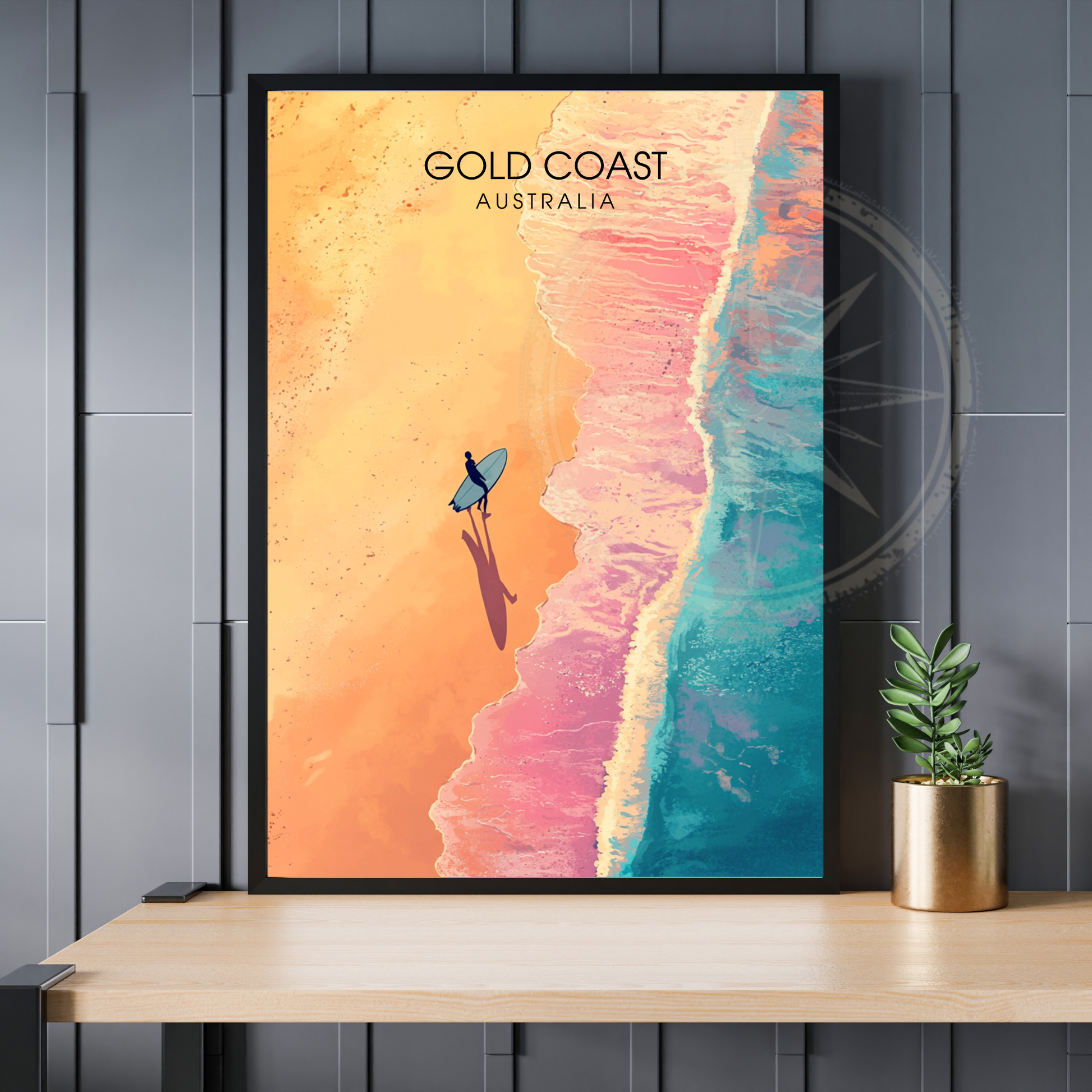 Affiche Côte d'Or | Poster Murale Australie | Affiche Australie