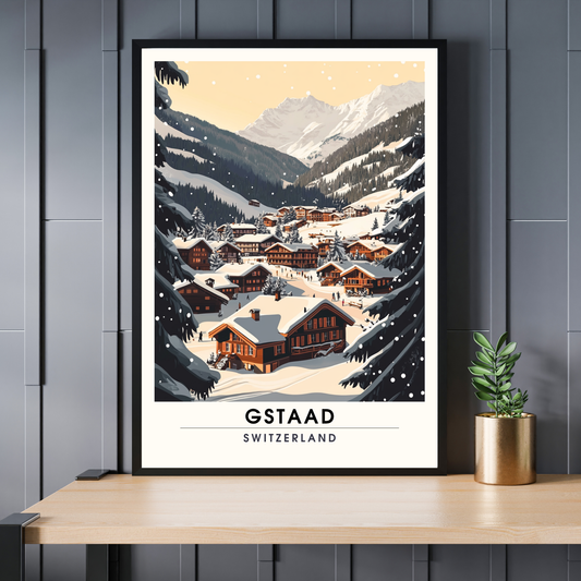 Affiche Gstaad