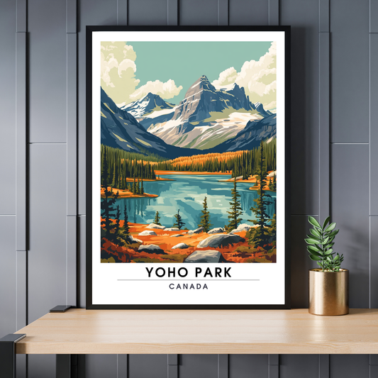 Affiche Parc national de Yoho | Poster décoratif Canada | Affiche Canada