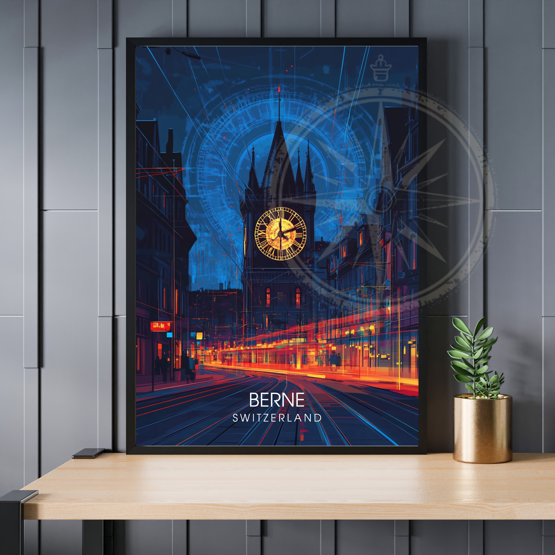 Affiche Berne | Impression de voyage Suisse | Affiche Suisse