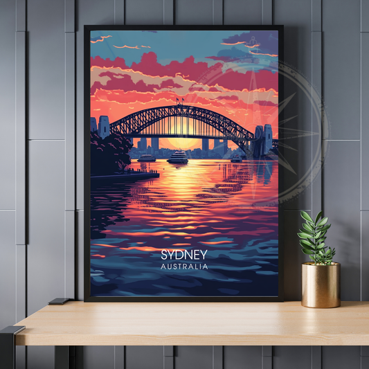 Affiche Sydney | Impression Australie | Affiche Australie
