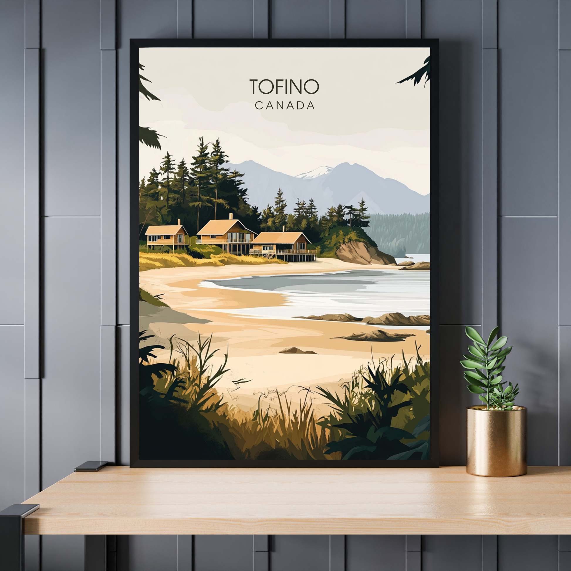 Affiche Tofino | Poster décoratif Canada | Affiche Canada