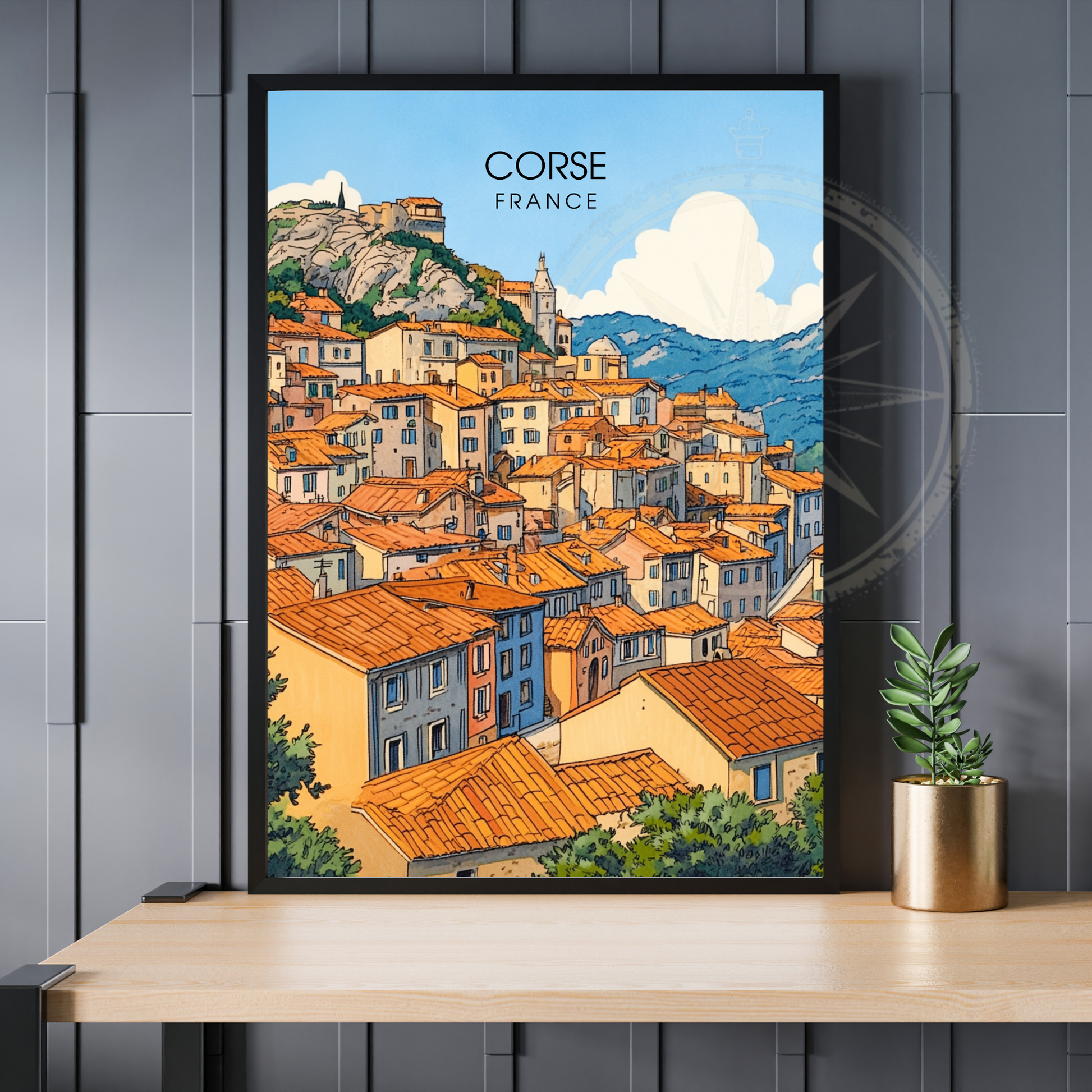 Affiche Corse | Souvenir Corse | Affiche France