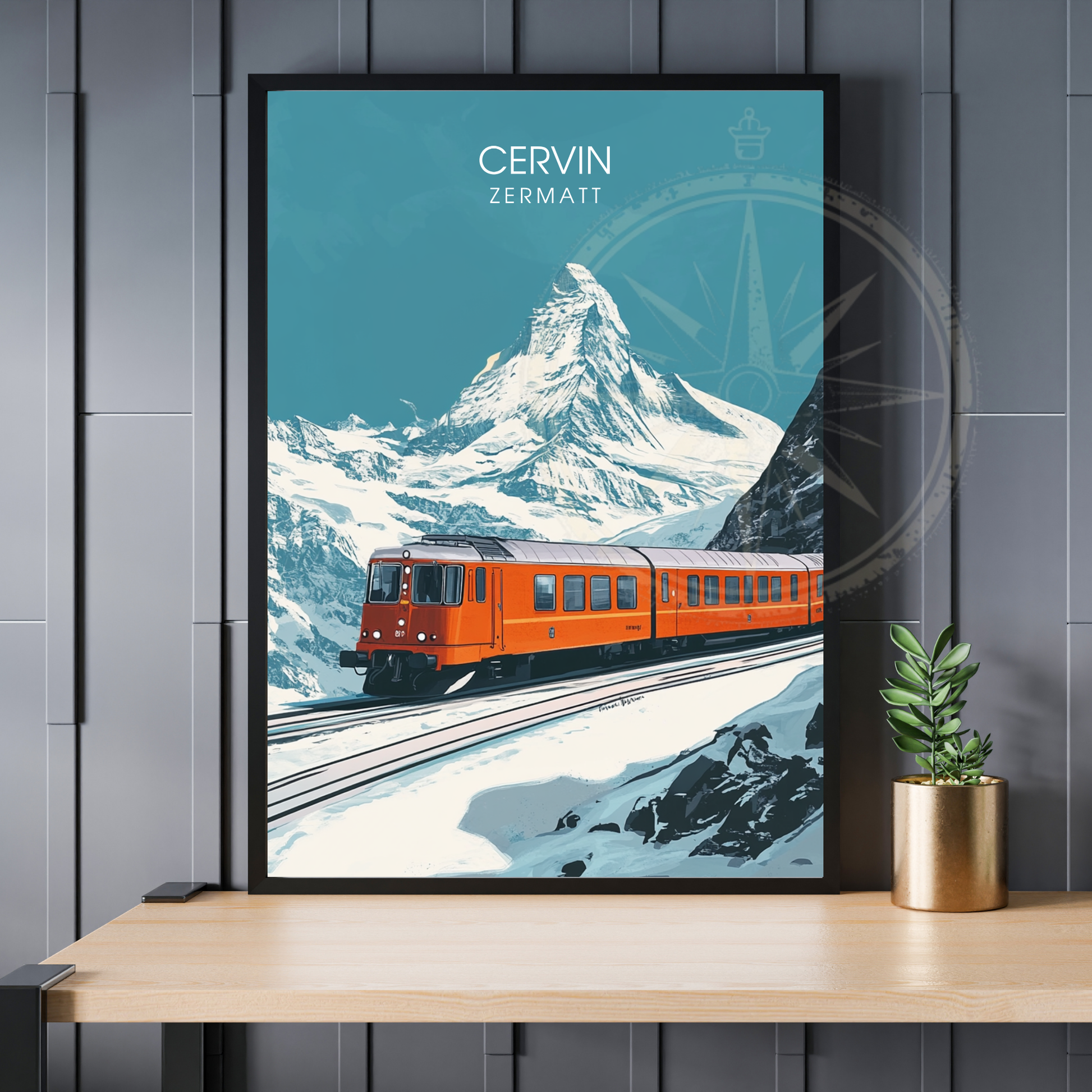 Affiche Cervin | Impression Suisse | Affiche Suisse
