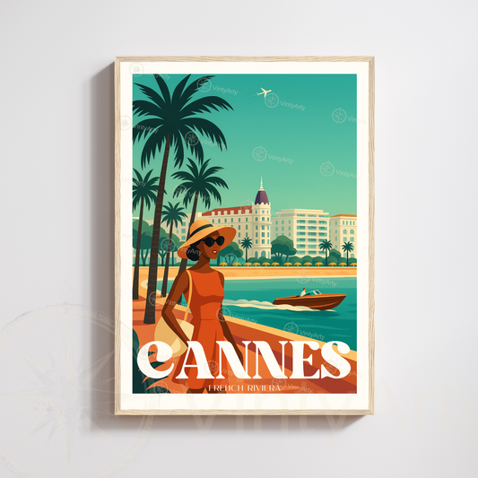 Affiche Cannes | Poster French Riviera | Affiche France