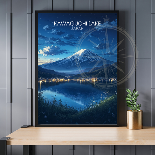 Affiche Kawaguchi Lake| Impression Japan | Affiche Lake