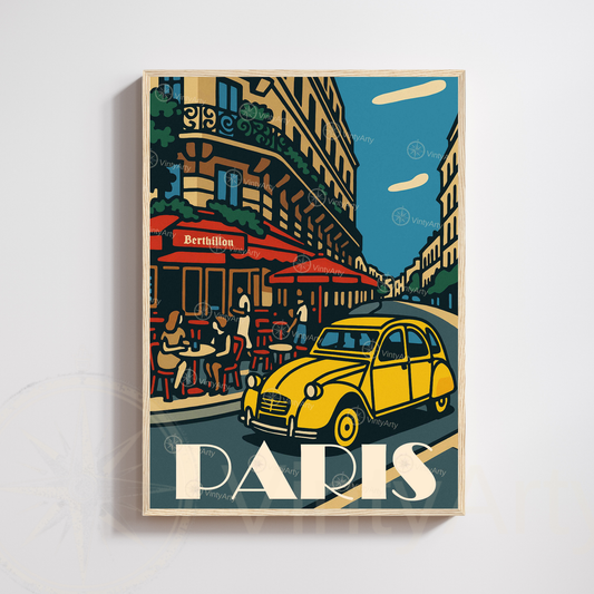 Affiche Paris | Poster Berthillon | Affiche France