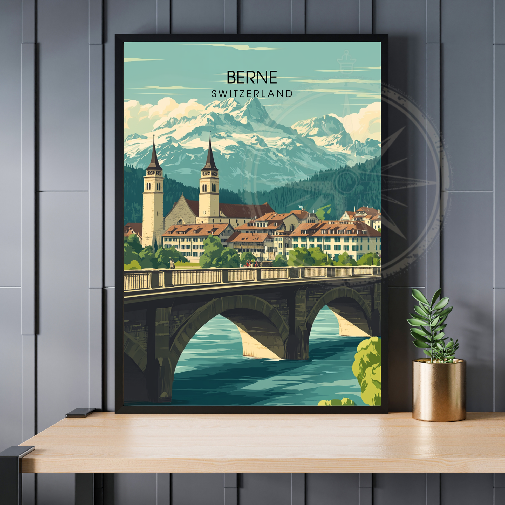Affiche Berne | Poster Murale de Suisse | Affiche Suisse