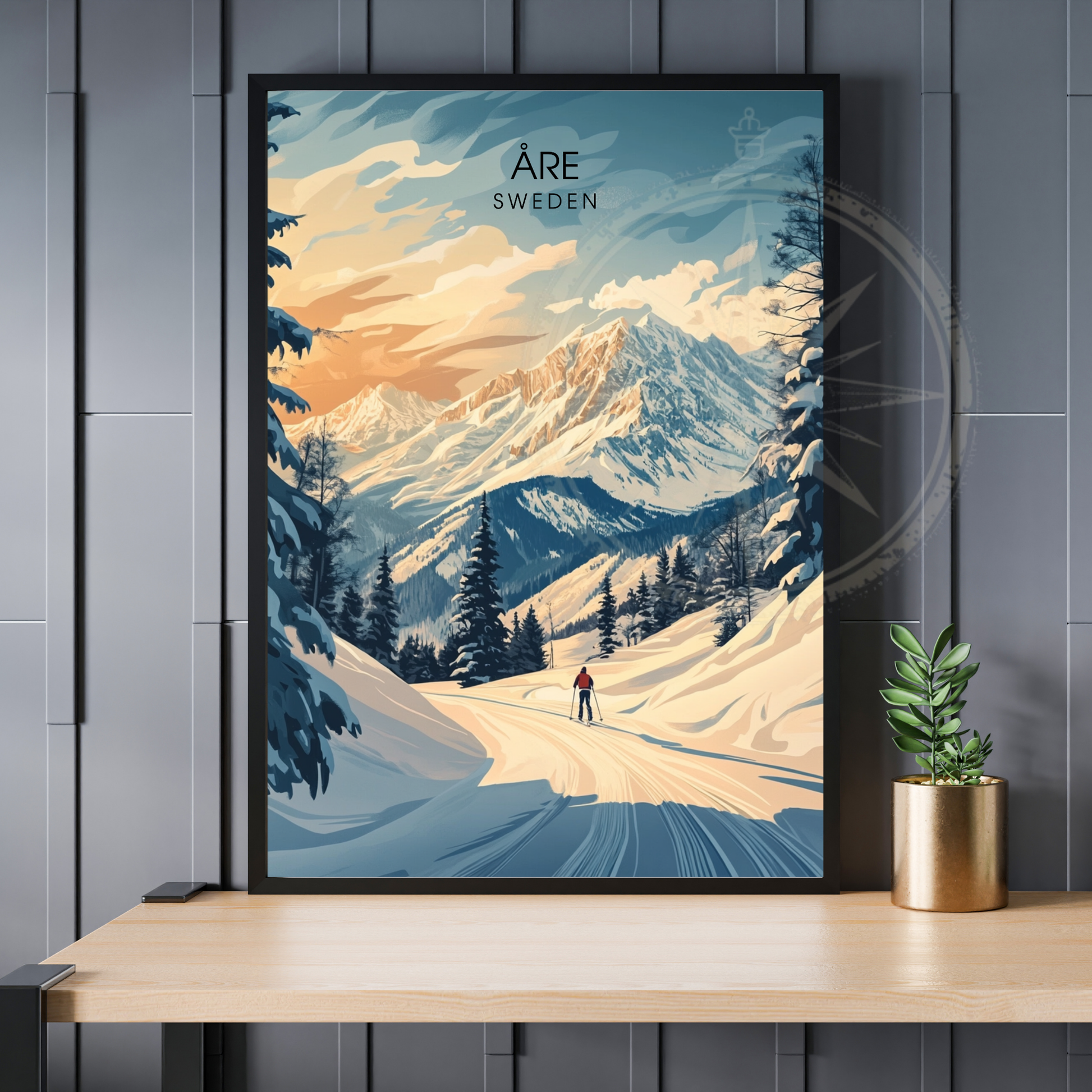 Affiche Åre | Poster Murale Suède | Affiche Suède