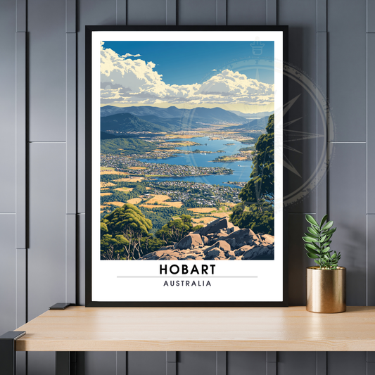 Affiche Hobart | Poster Australie | Affiche Australie