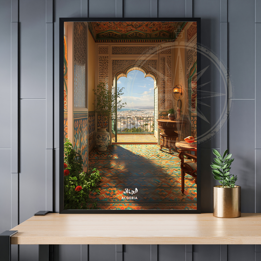 Affiche Casbah | Poster Murale Alger | Affiche Algérie