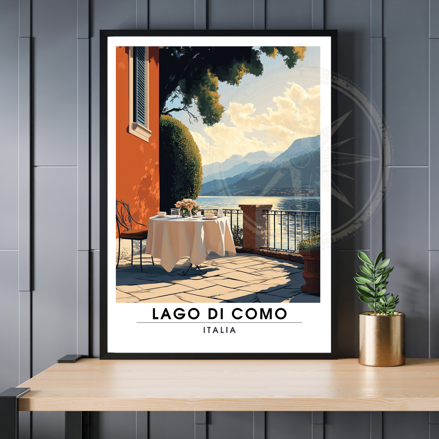 Affiche Lac de Côme | Impression Italie | Affiche Lac