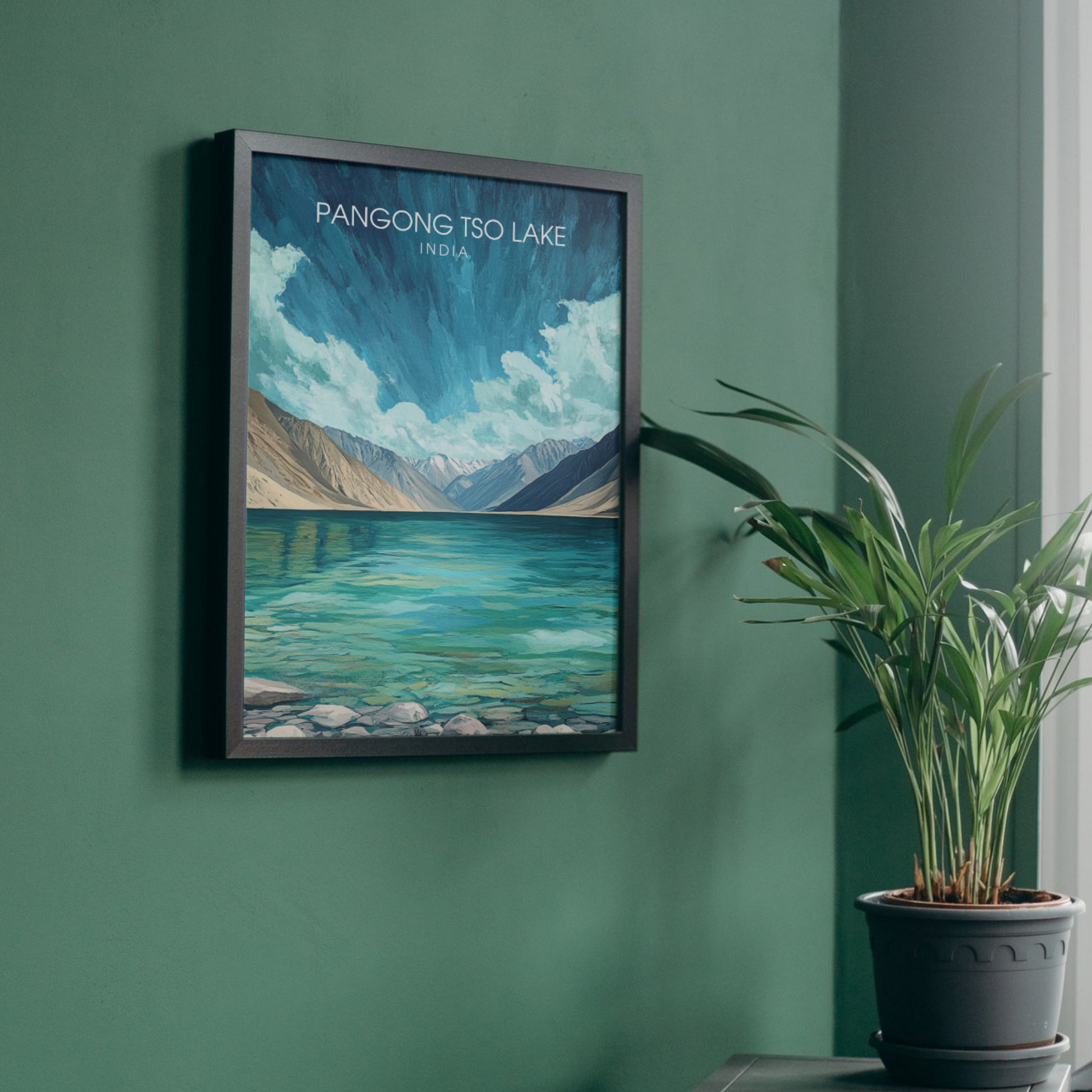 Affiche Pangong Tso Lake| Impression India | Affiche Lake