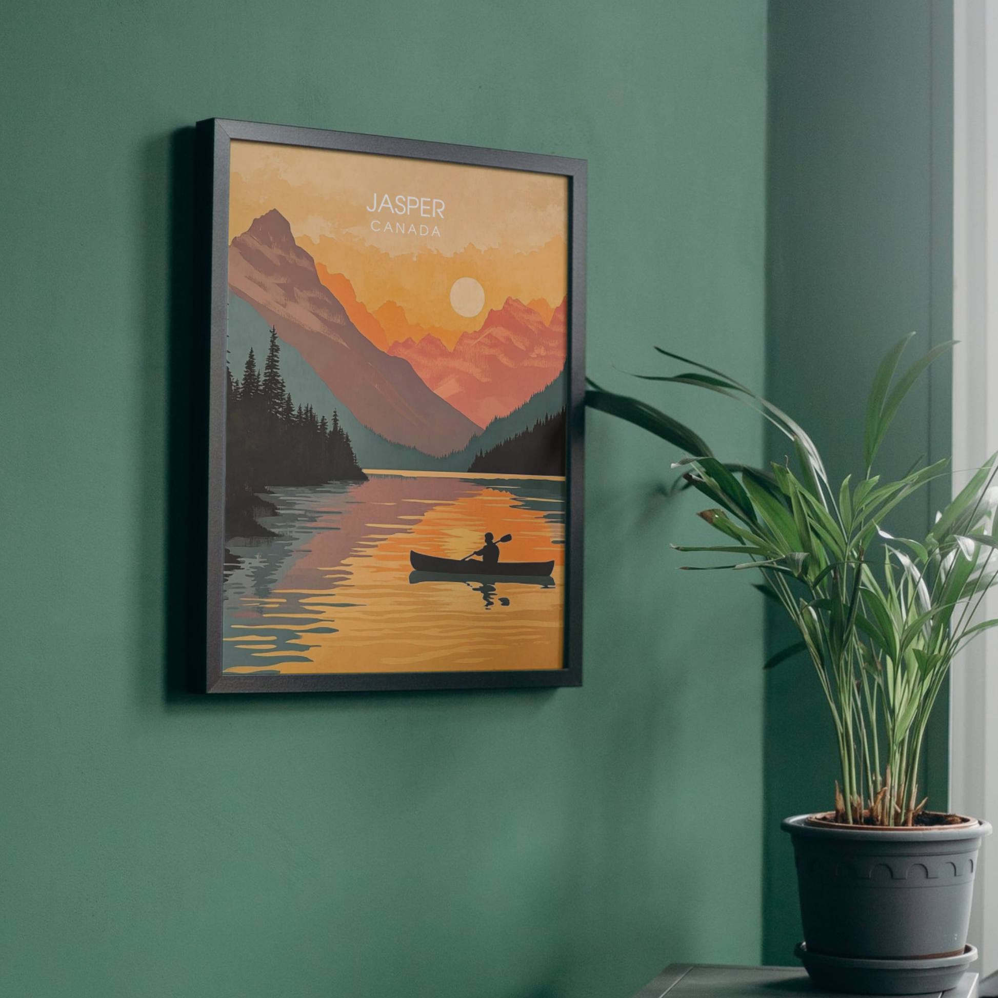 Affiche Parc national de jasper | Poster Canada | Affiche Canada