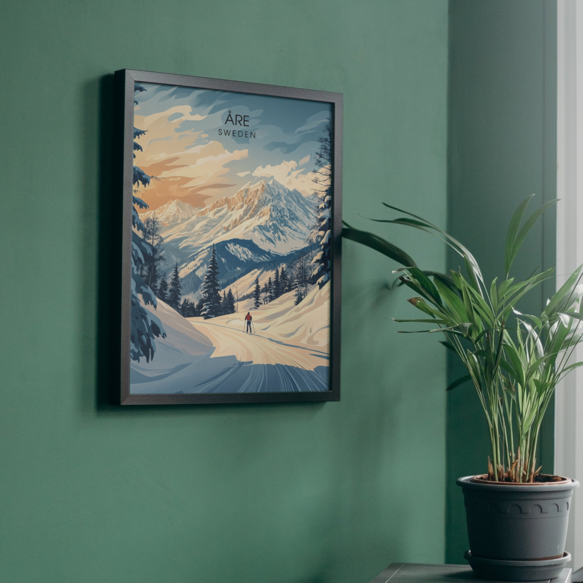 Affiche Åre | Poster Murale Suède | Affiche Suède