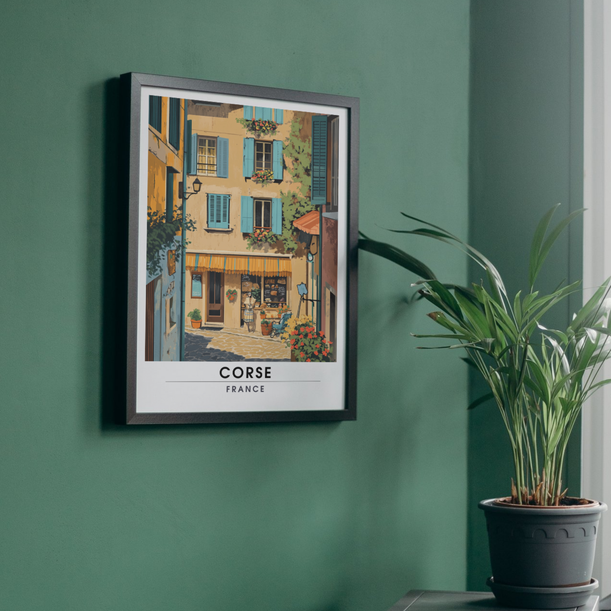 Affiche Corse | Poster Corse | Affiche de voyage France