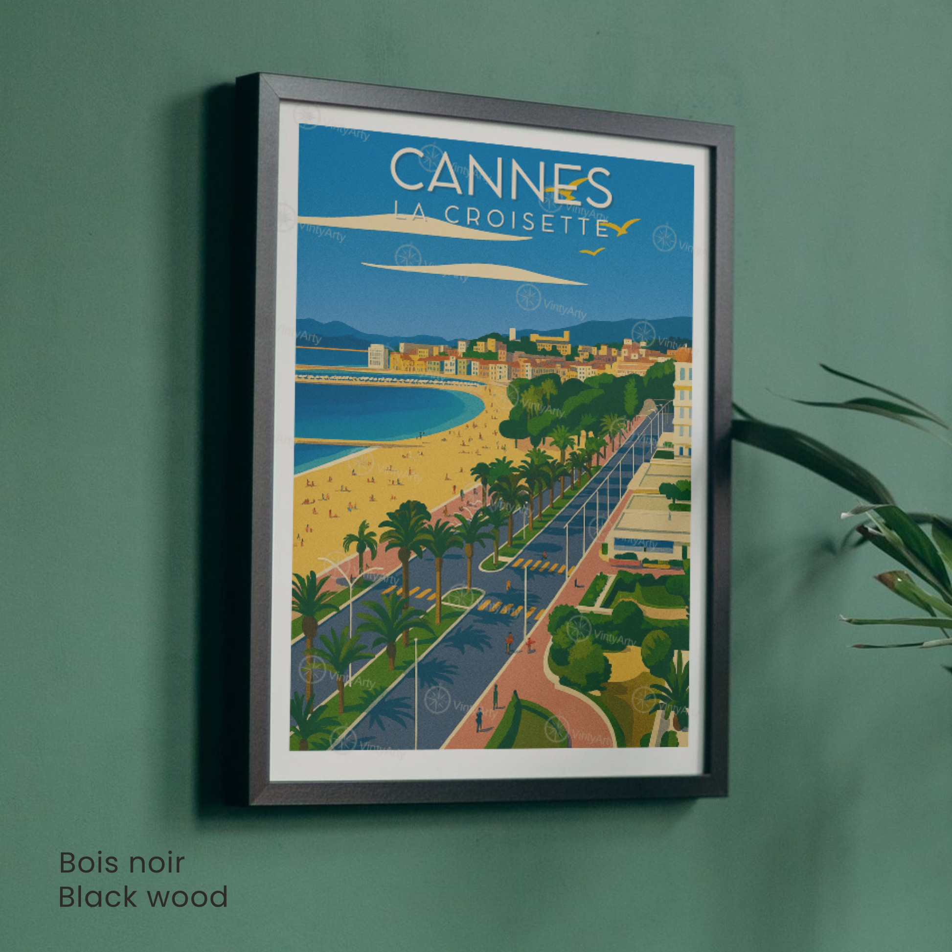 Affiche Cannes | Impression La Croisette | Affiche France