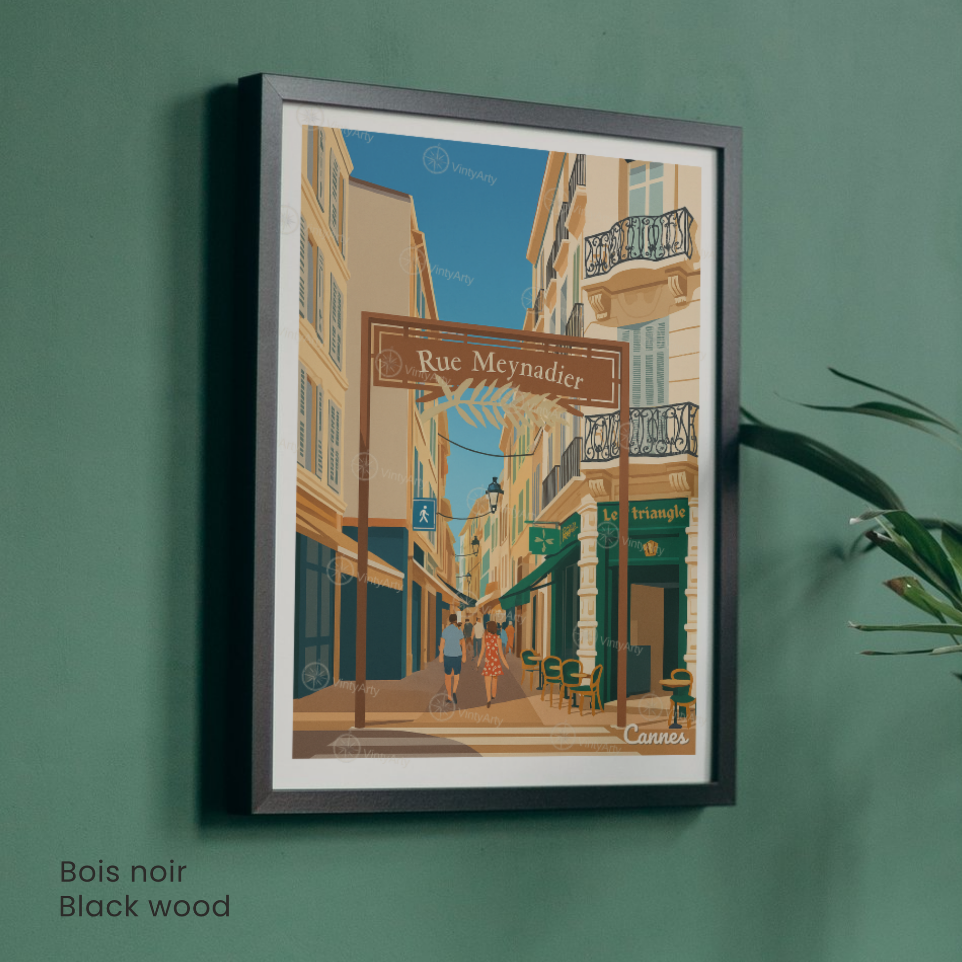 Affiche Cannes | Poster Rue Meynadier | Affiche France