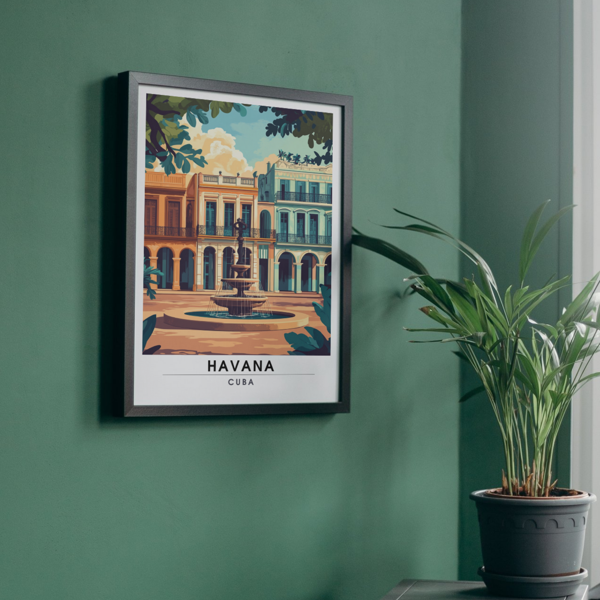 Affiche Havana | Poster Murale Cuba | Affiche Cuba