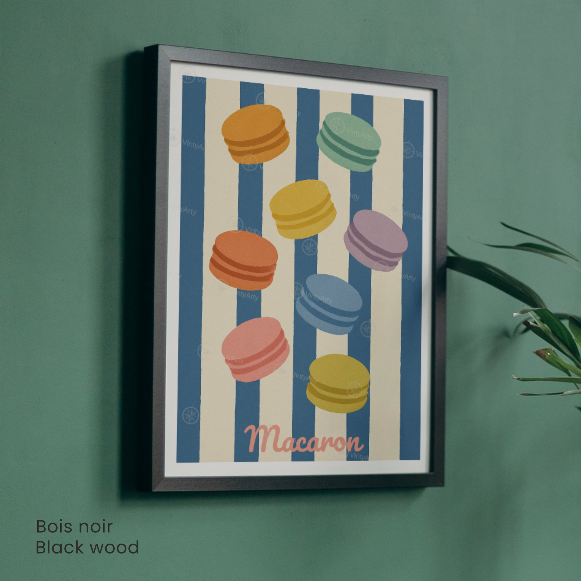 Affiche Paris | Impression macaron | Affiche France