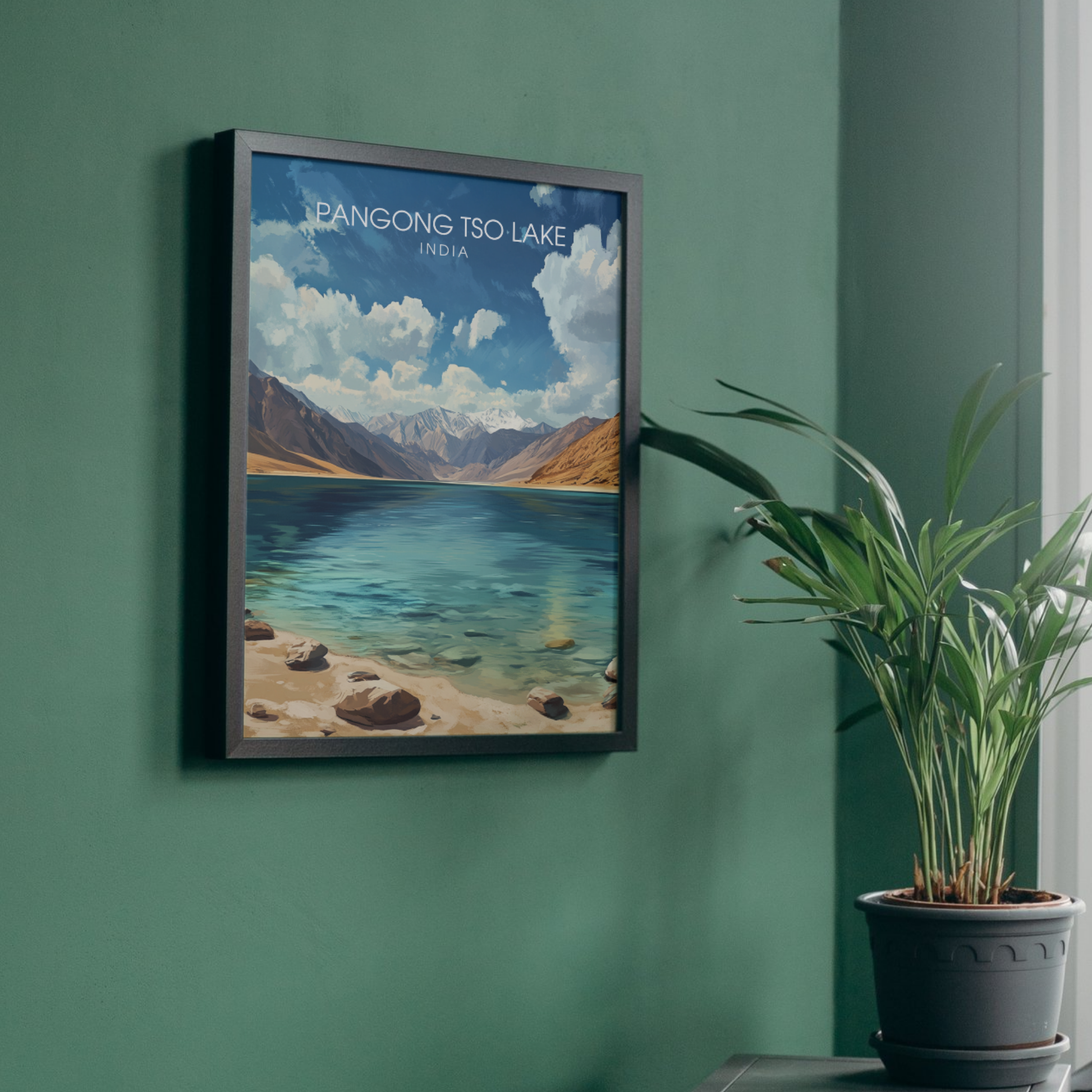 Affiche Pangong Tso Lake| Impression India | Affiche Lake