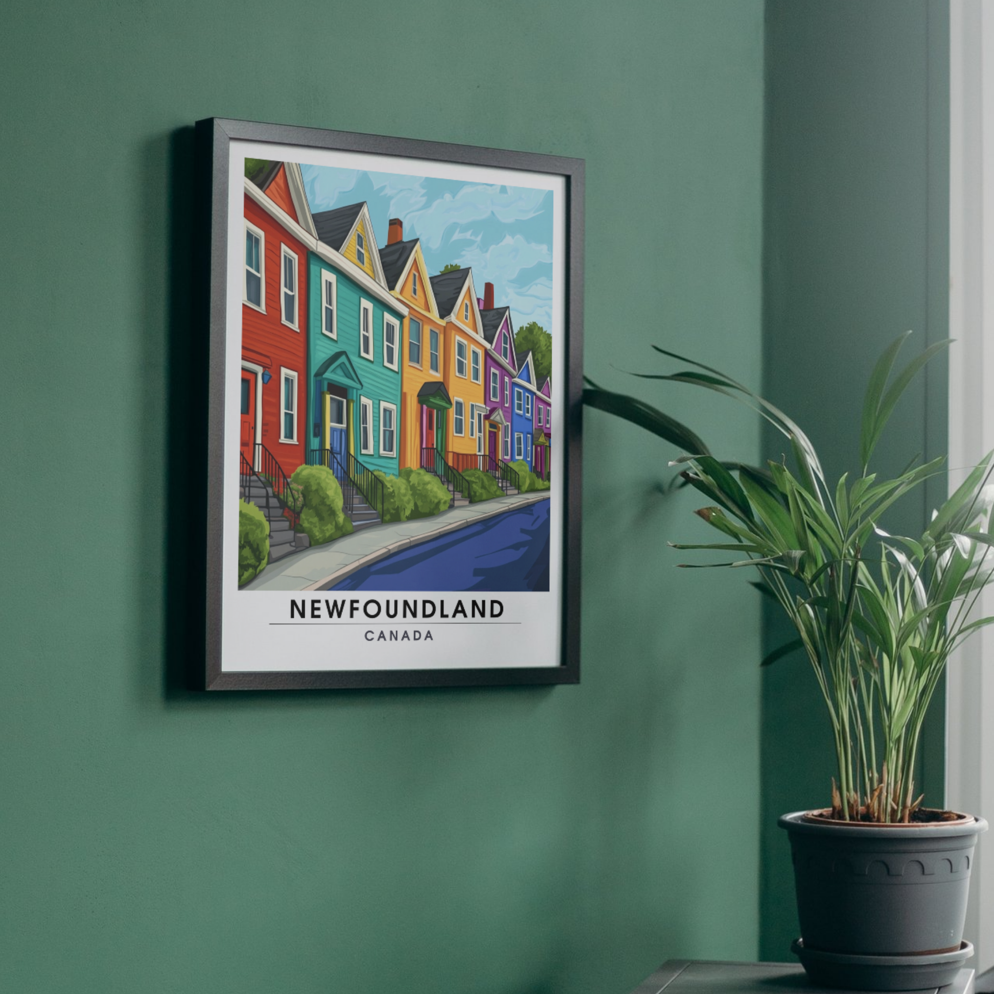 Affiche Terre Neuve | Poster Murale Canada | Affiche Canada